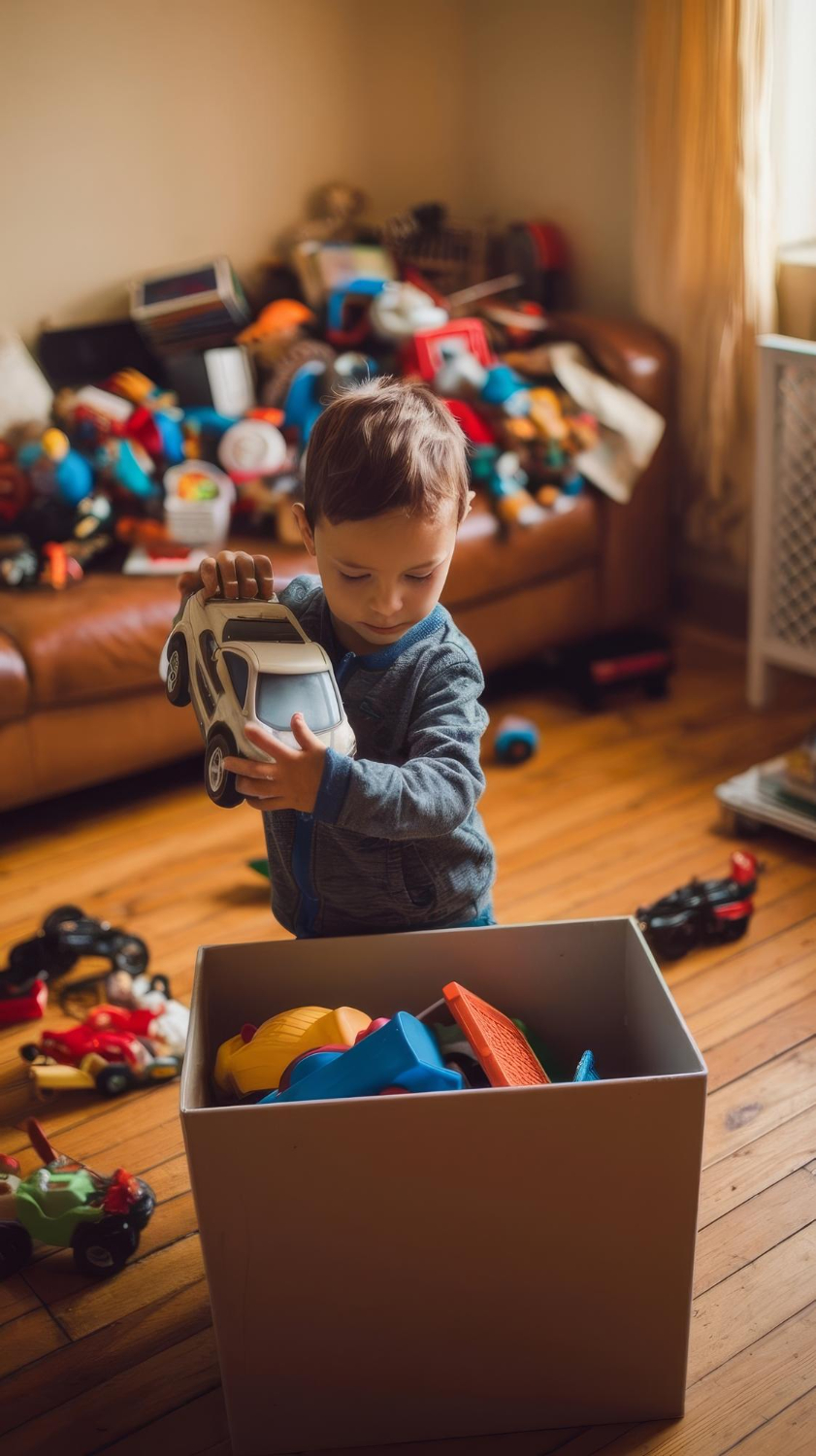 Jouets triés et déposés pour don et réemploi dans le cadre de la filière REP Jouets